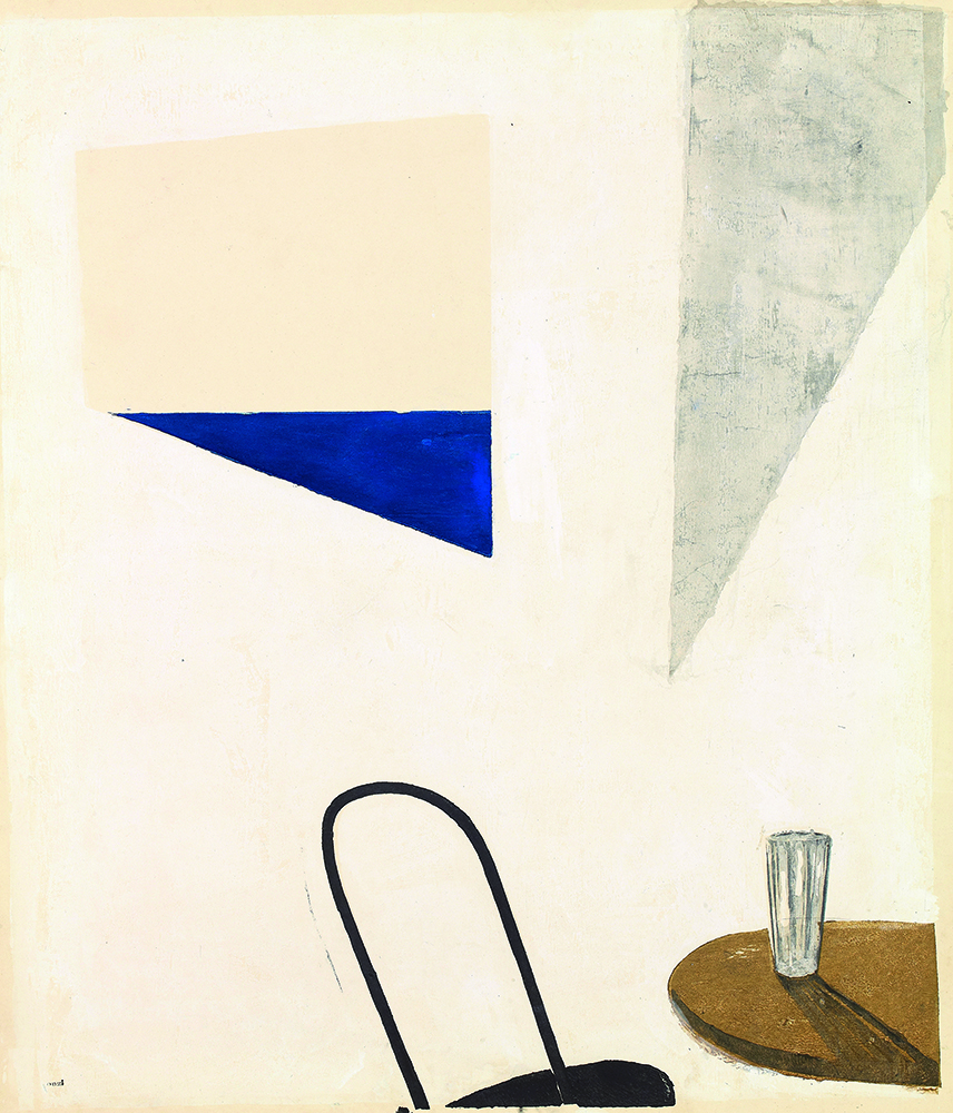 恩地孝四郎《海の見える窓》