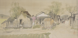 山口八九子《風景》1911年