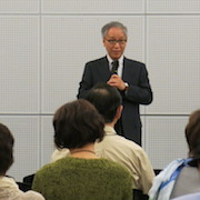 「福岡道雄　つくらない彫刻家」展　チラシ