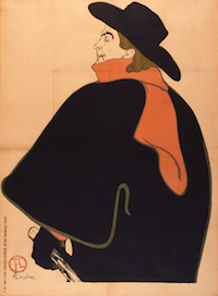 アンリ・ド・トゥールーズ=ロートレック《アリスティド・ブリュアン》1893　個人蔵