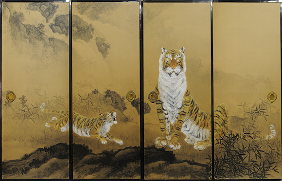 黒住章堂《竹虎図》1935年 寂光院蔵