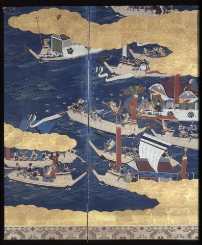 源平合戦図屏風 | 和歌山ミュージアムコレクション WAKAYAMA MUSEUMS