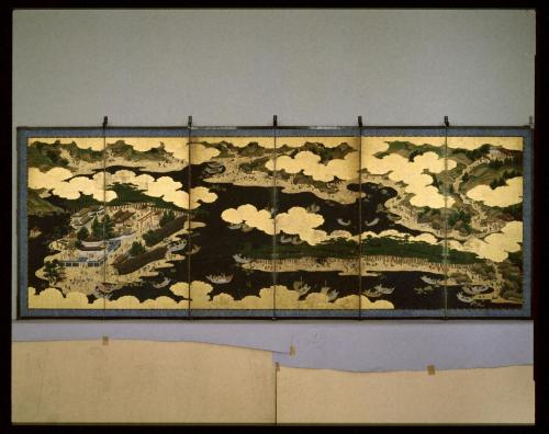 和歌浦天橋立図屏風