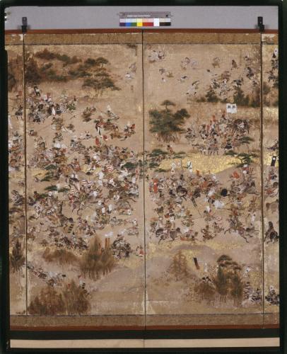 紀州本川中島合戦図屏風
