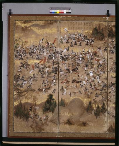 紀州本川中島合戦図屏風