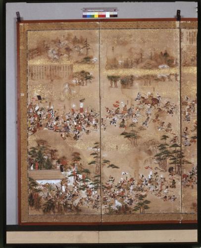 紀州本川中島合戦図屏風