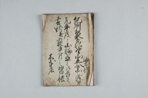 紀州泉州野山立合山之儀ニ付先年度々山論有之候節之書状并窺書付之留帳