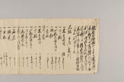 紀伊国海士郡塩津浦船仲間運賃定書