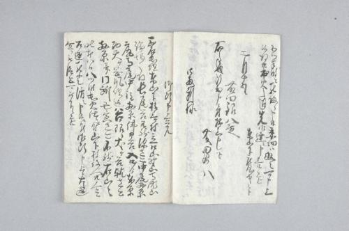 那賀郡東岩出并今畑村･同郡池田組山論吟味裁許帳・馬瀬山筋一巻扣・海神･春日両社願出写シひかへ･氏子共神主出入願書