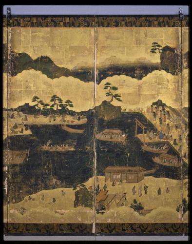 和歌浦図屛風