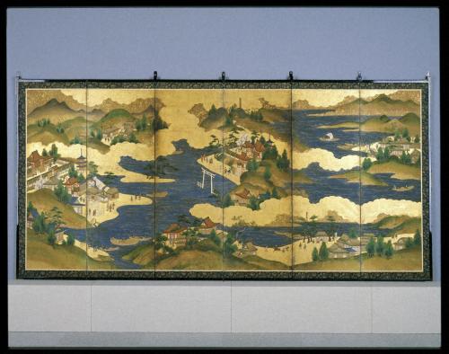 厳島和歌浦図屛風