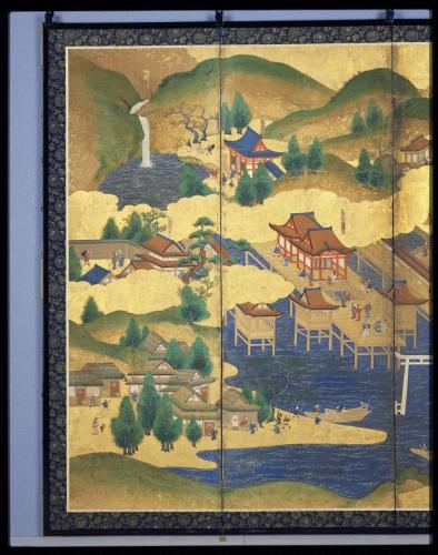 厳島和歌浦図屛風