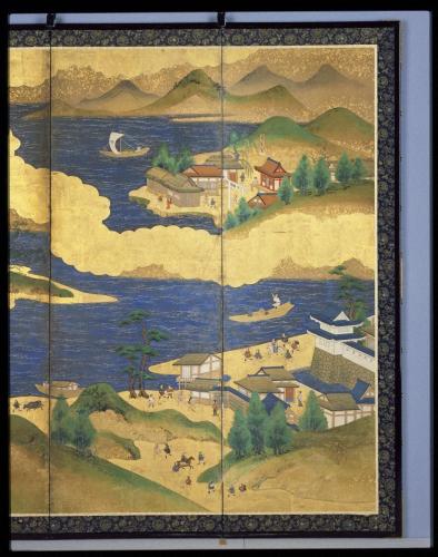 厳島和歌浦図屛風