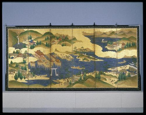 厳島和歌浦図屛風