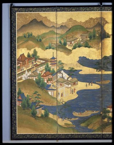 厳島和歌浦図屛風