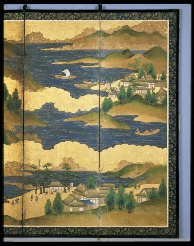 厳島和歌浦図屛風