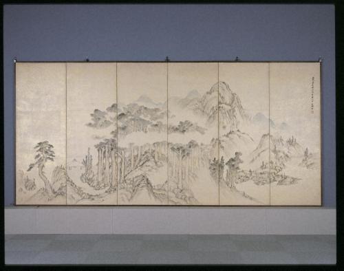 山水図屛風