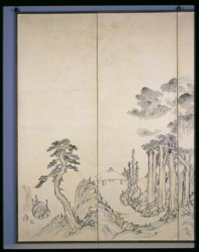 山水図屛風