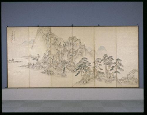 山水図屛風