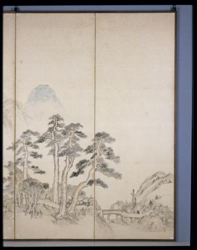山水図屛風