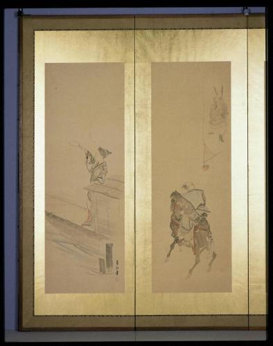月次風俗図押絵貼屛風