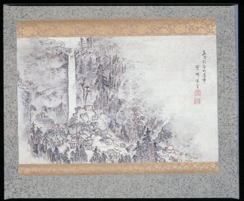 熊野那智山瀑布図