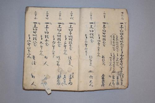 紀伊国那賀郡動木村御検地帳写