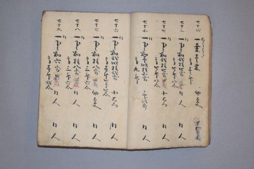 紀伊国那賀郡動木村御検地帳写