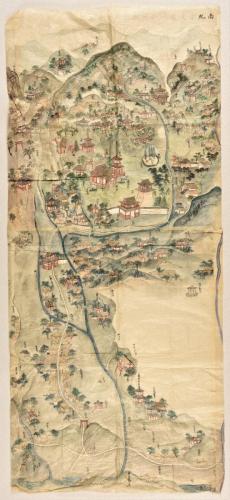 粉河寺四至伽藍図写