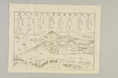 紀州和歌浦真景名艸山登臨図
