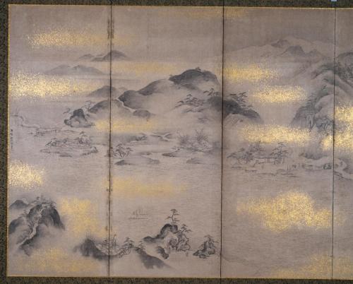 和歌浦名草山図屏風