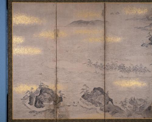 和歌浦名草山図屏風