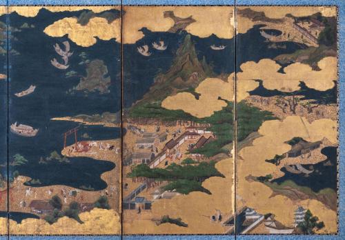 和歌浦天橋立図屏風