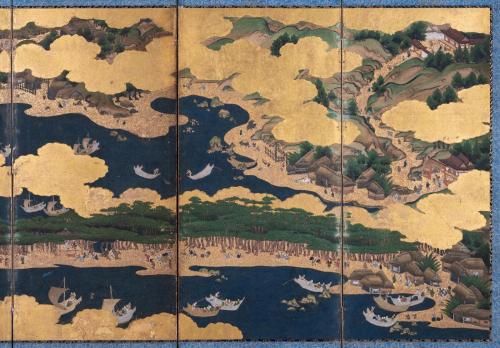 和歌浦天橋立図屏風