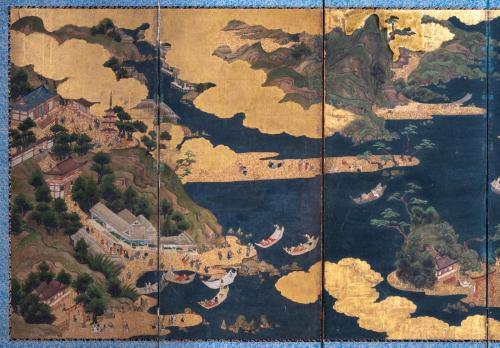 和歌浦天橋立図屏風