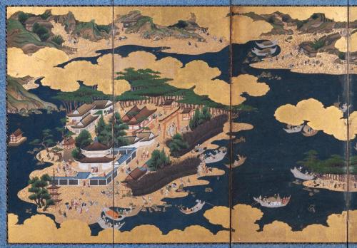 和歌浦天橋立図屏風