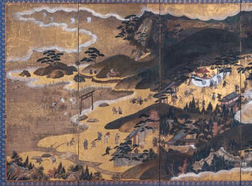 和歌浦図屏風