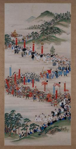 広八幡神社祭礼行列図