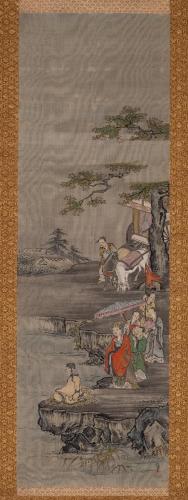 文王・鳳凰・麒麟図