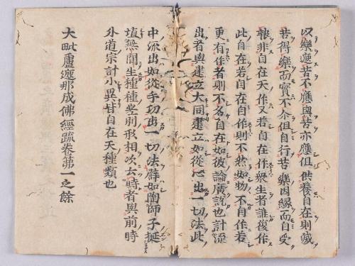 大毘盧遮那成佛経疏(高野版)