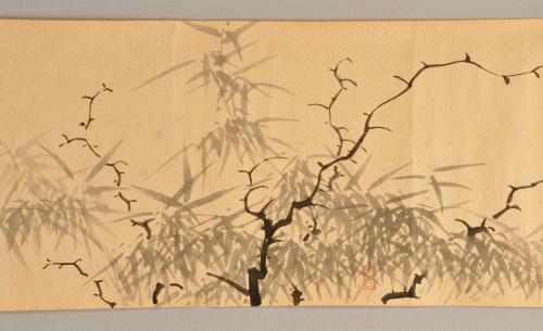 墨竹図巻