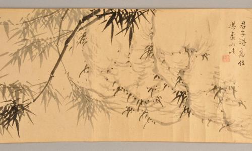墨竹図巻