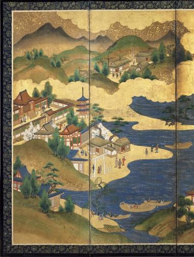 和歌浦厳島図屛風