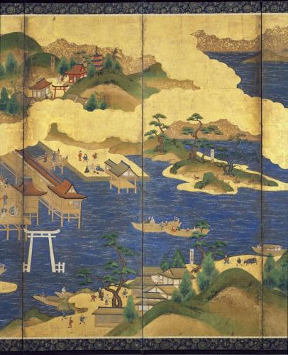 和歌浦厳島図屛風