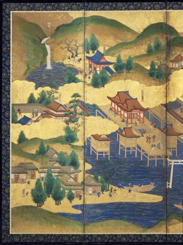 和歌浦厳島図屛風