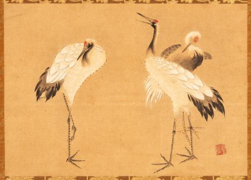 三羽鶴図