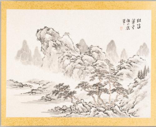 山水図帖（山静風清帖）