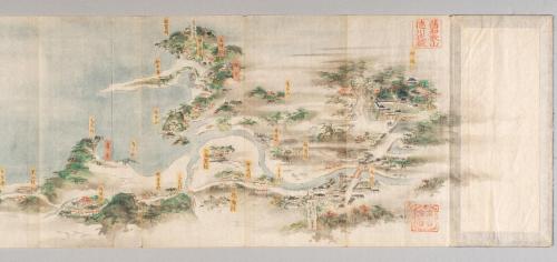 中辺路･大辺路及熊野川図