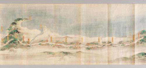 中辺路･大辺路及熊野川図
