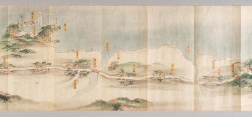 中辺路･大辺路及熊野川図